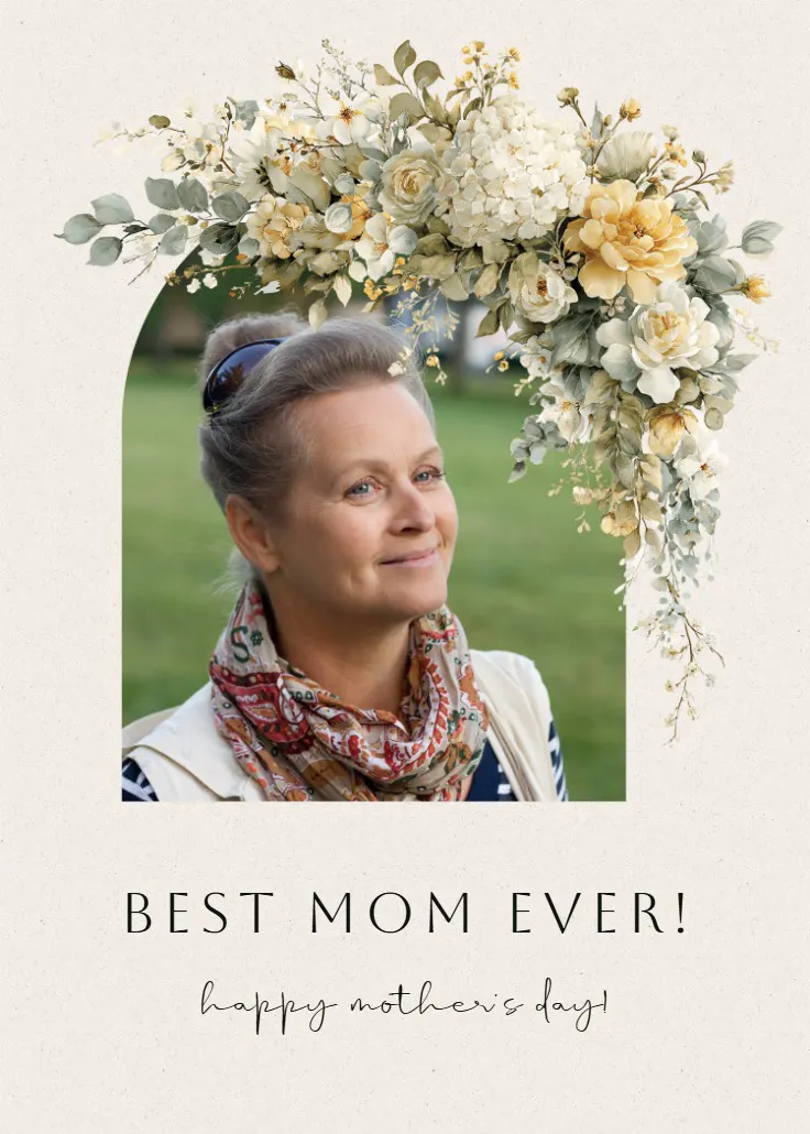 Under the arch - holidays card