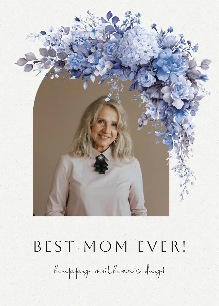 Under the arch - mother's day card