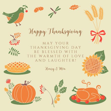 All About Thanksgiving - Thanksgiving Card (Free) | Greetings Island