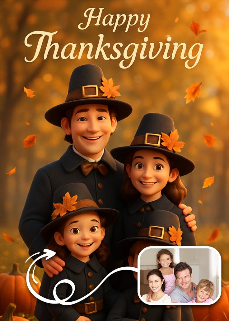 Classic autumn -  tarjeta de acción de gracias