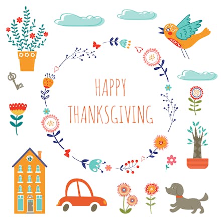 Everyday thankfulness - thanksgiving card