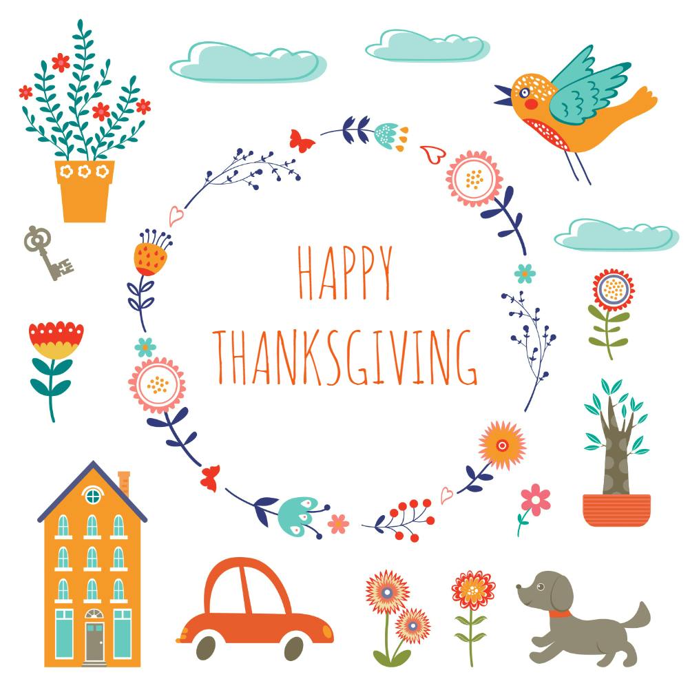 Everyday thankfulness - thanksgiving card