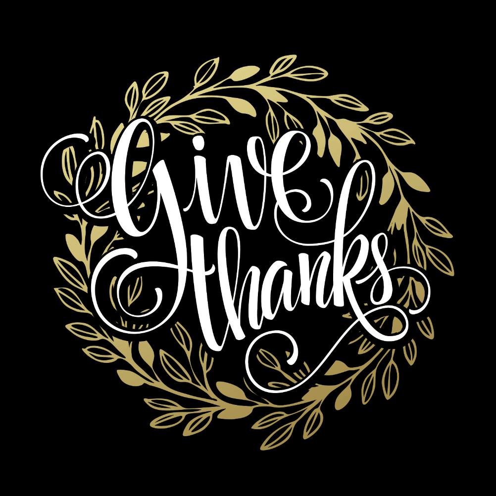 Gratitude -  tarjeta de acción de gracias