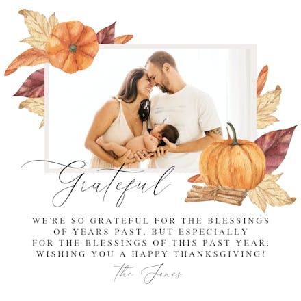 Harvest of Thanks - Tarjeta De Acción De Gracias