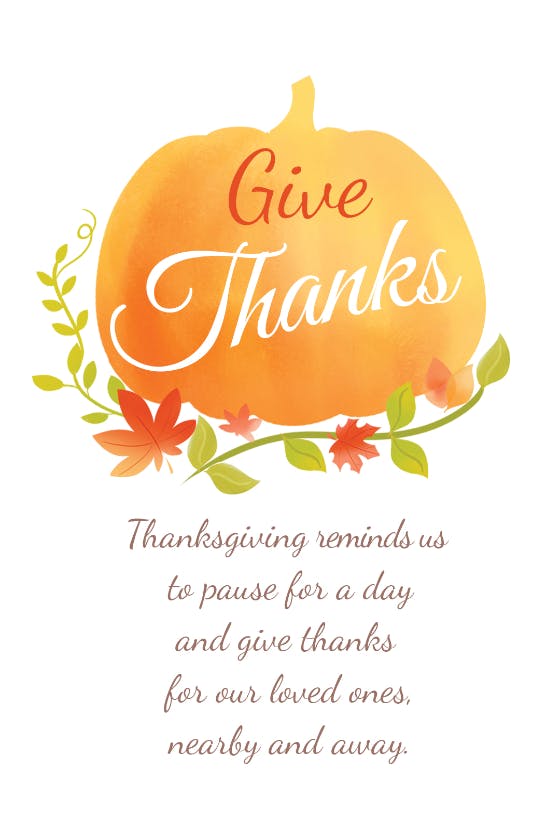Pausefor aday - thanksgiving card