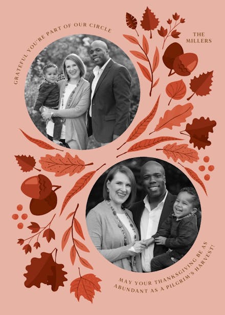 Pilgrim's pride - thanksgiving card