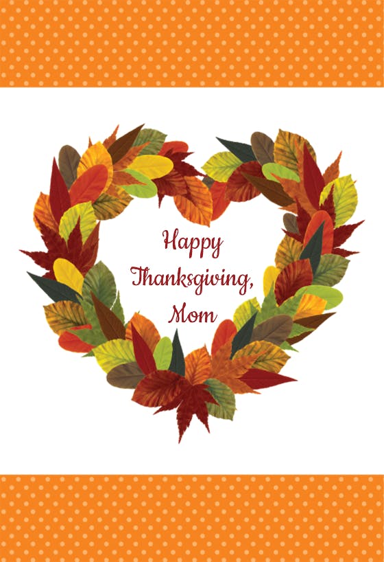 Special thanks - thanksgiving card