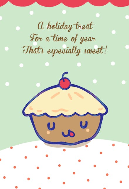 Thanksgiving Pie - Tarjeta De Acción De Gracias