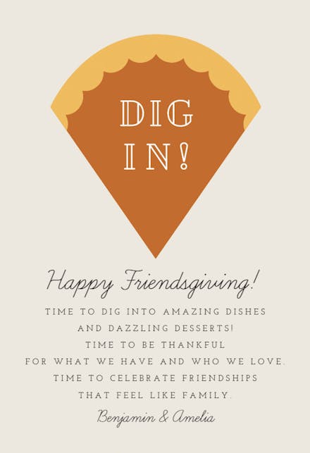 Wonderful Wedge - Tarjeta De Acción De Gracias