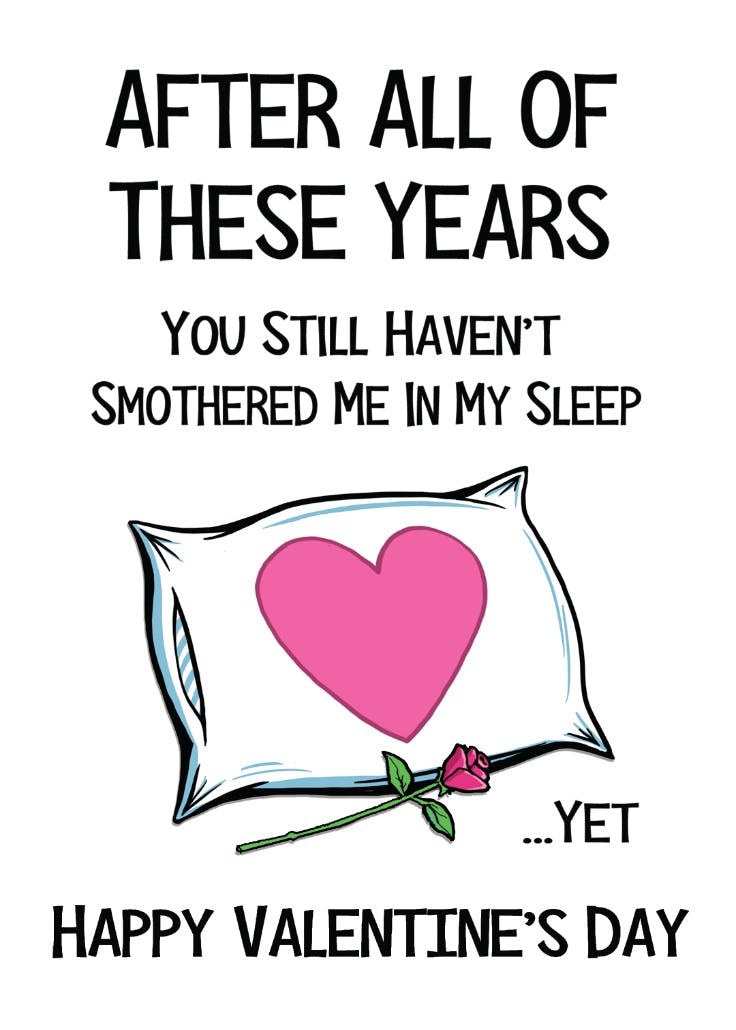 After all these years - valentine's day card