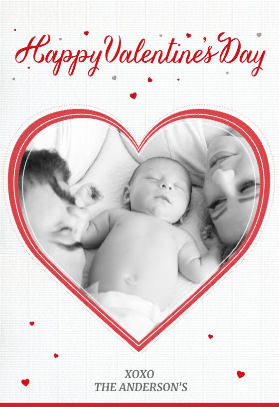 Beautiful heart -  tarjeta de san valentín