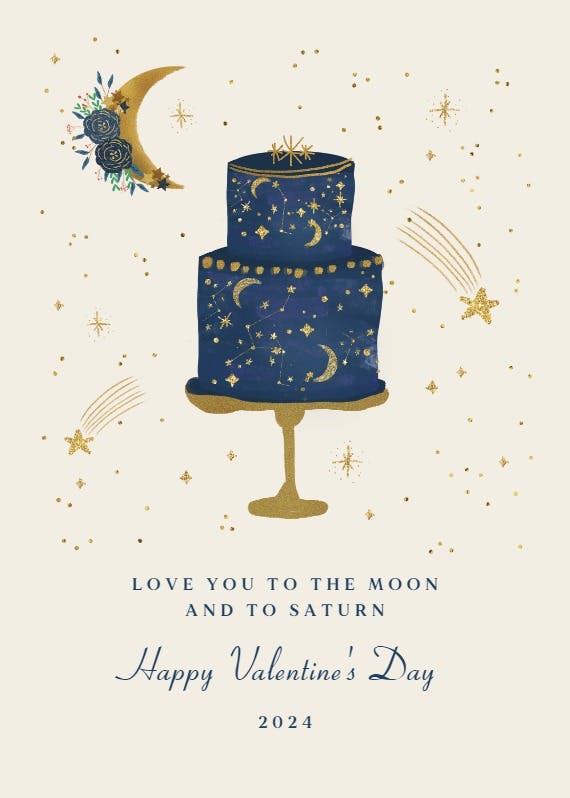 Celestial confections - valentine's day card
