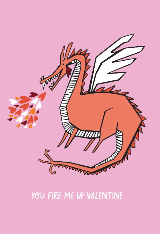 Fire me up - love card