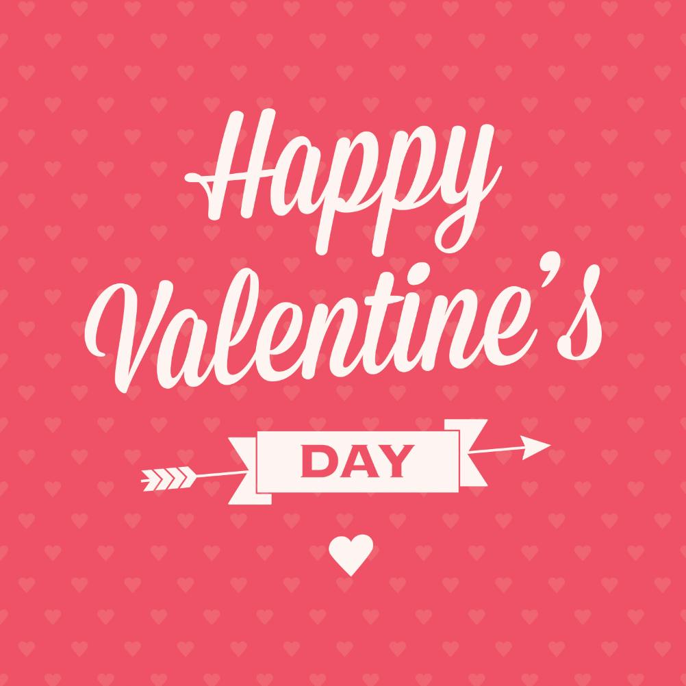 Happy hearts -  tarjeta de san valentín