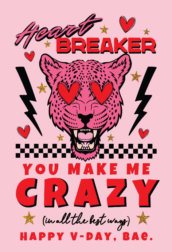 Heartbreaker - tarjeta de san valentín