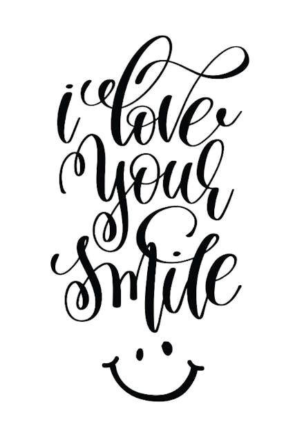 I Love Your Smile - Valentine's Day Card