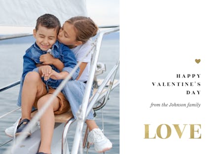 In love - Valentine's Day Card