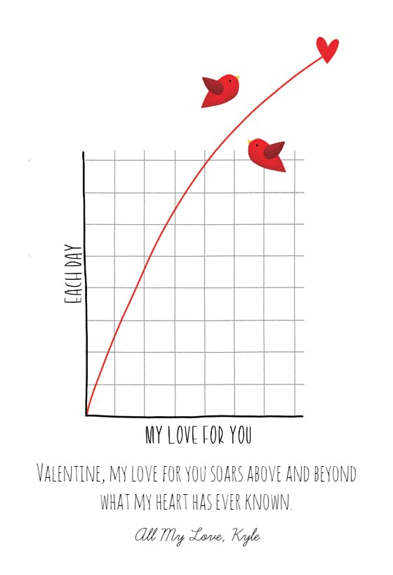 Limitless love - valentine's day card