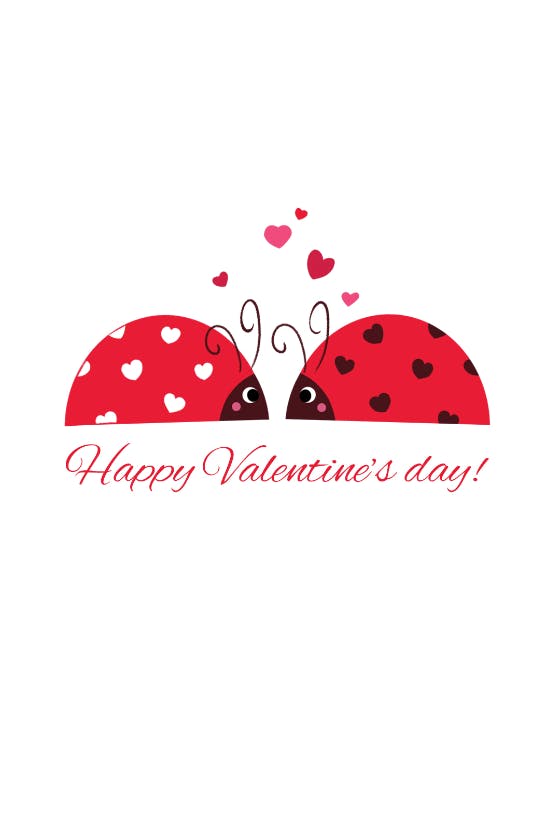 Love bug - valentine's day card