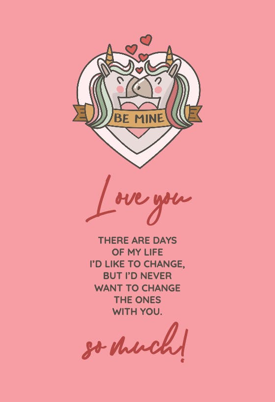 Love day - valentine's day card