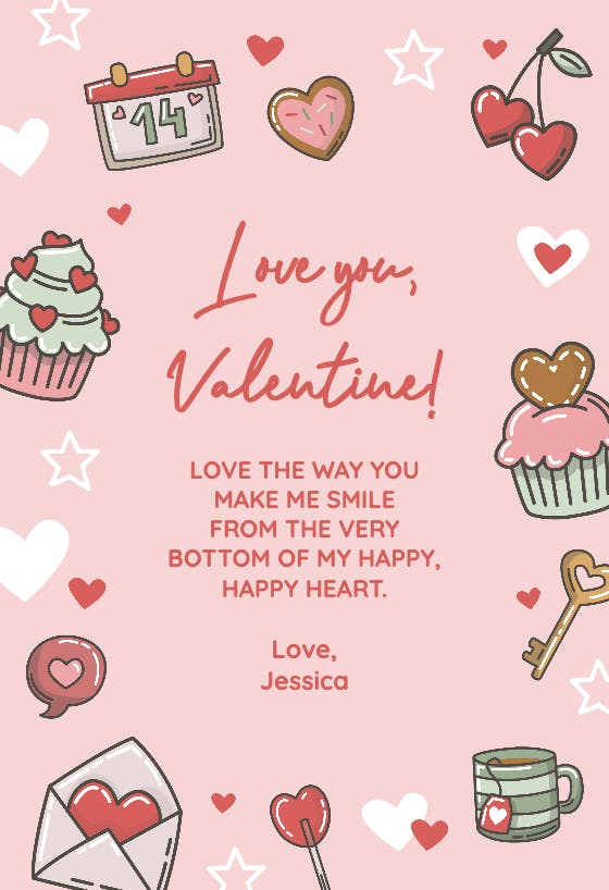 Love frame - valentine's day card