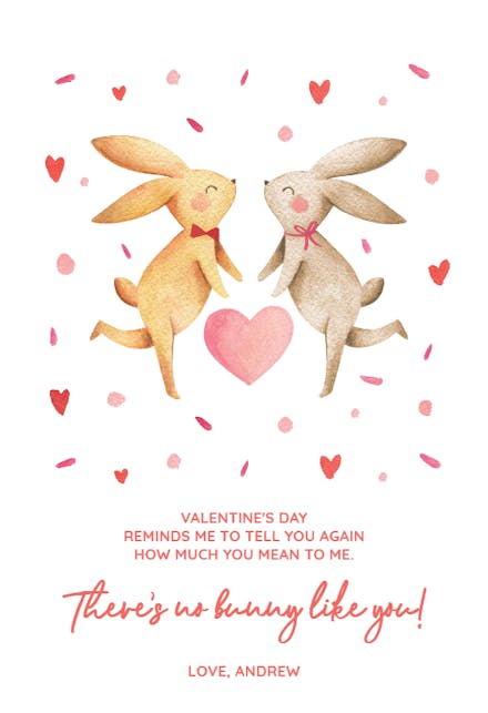 Nobunny Like You, Valentine - Valentine's Day Card | Greetings Island