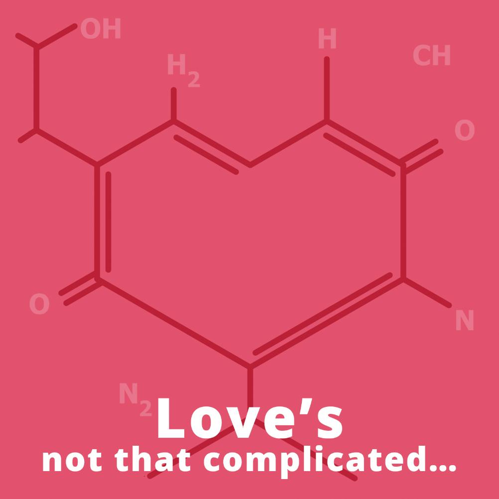 Perfect chemistry - valentine's day card