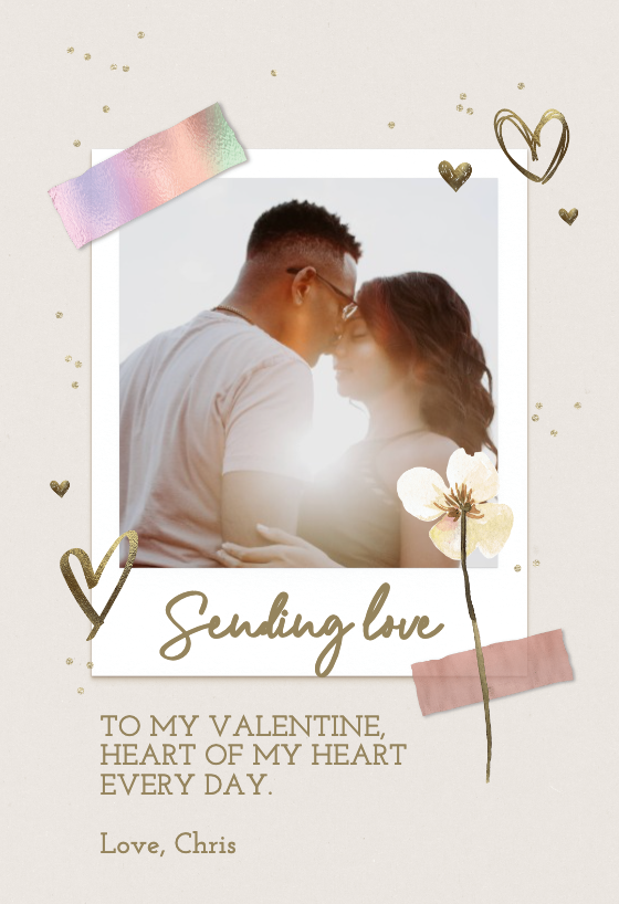 Polaroid and love - Valentine's Day Card | Greetings Island