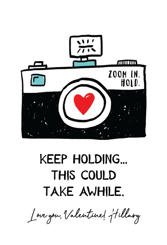 Shutterbug - valentine's day card