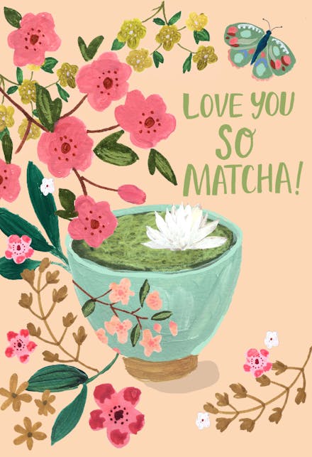 So matcha - Love Card