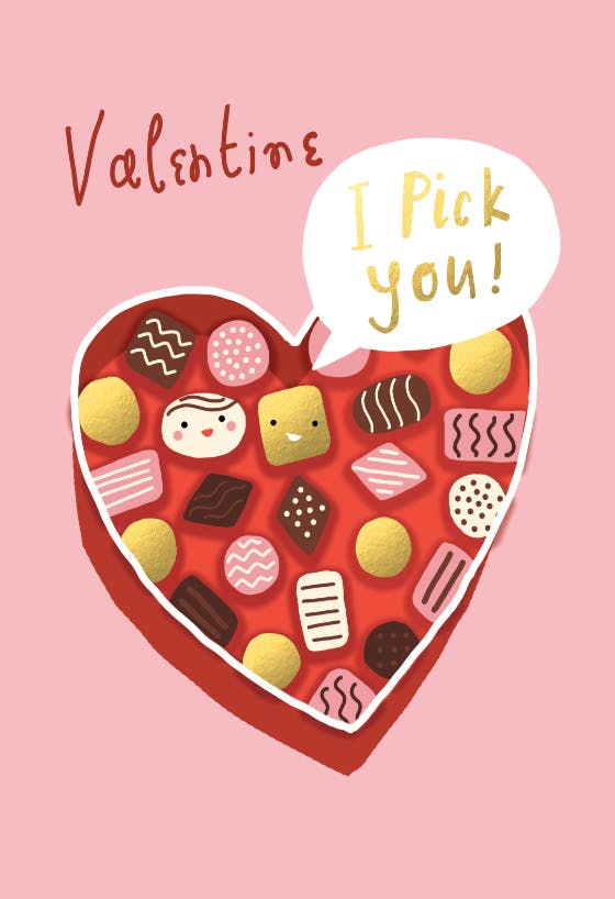 Sweet love -  tarjeta de san valentín