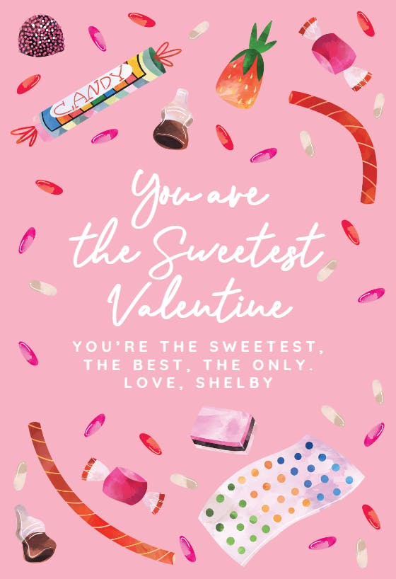 Sweetly said - valentine's day card
