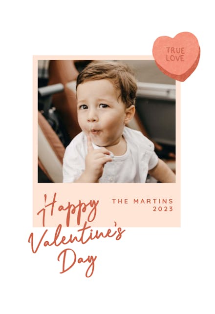 True Heart Polaroid - Valentine's Day Card | Greetings Island