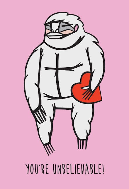 Unbelievable - Love Card