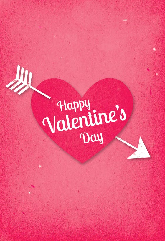 Valentines day heart - valentine's day card