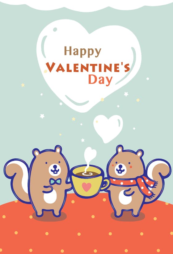 Warm valentines day -  free card