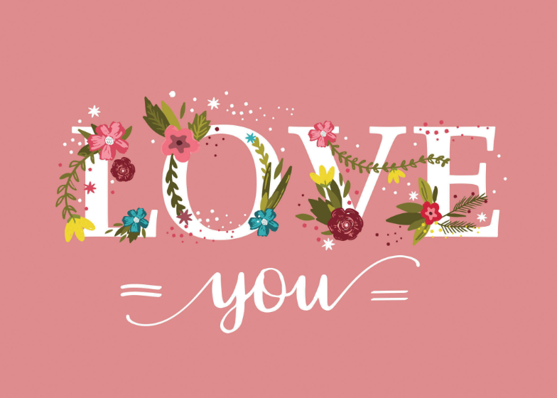 Botanical lettering - Happy Anniversary Card (Free) | Greetings Island