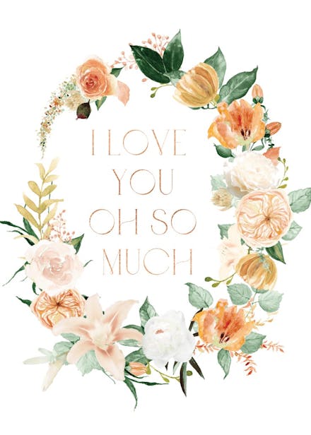 Indian summer - love card