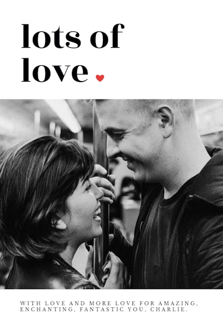 Loaded with Love - Love Card