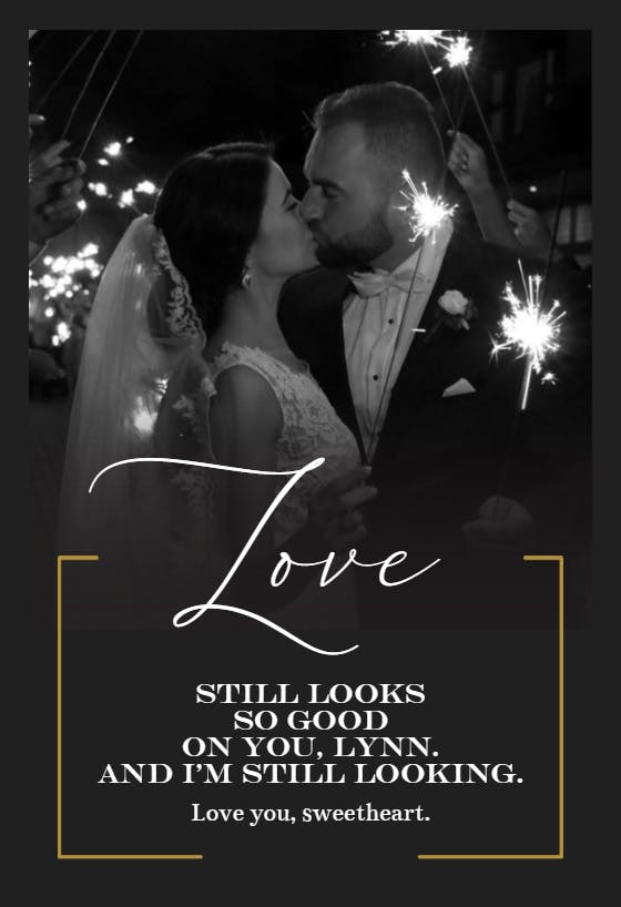 Looks of love -  tarjeta de amor