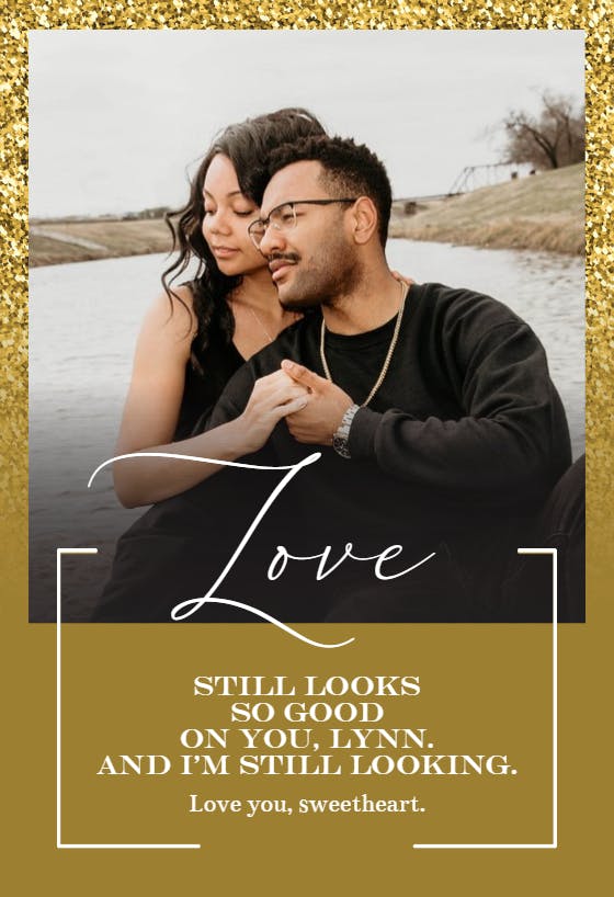 Looks of love -  tarjeta de amor