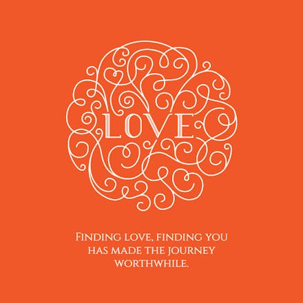 Love Lines - Love Card