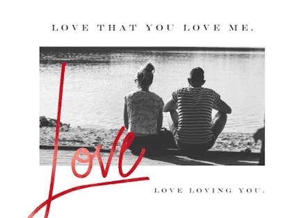 Love Over All - Love Card