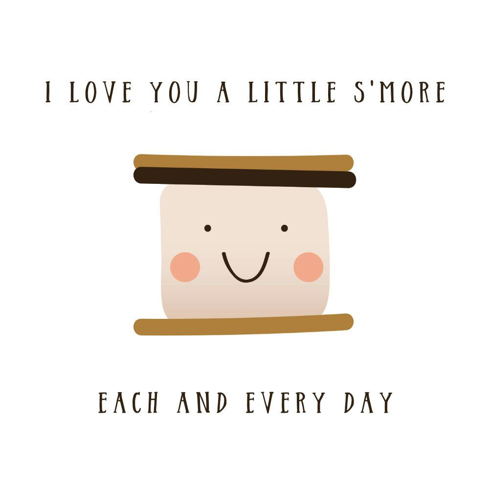 Love you smore - love card