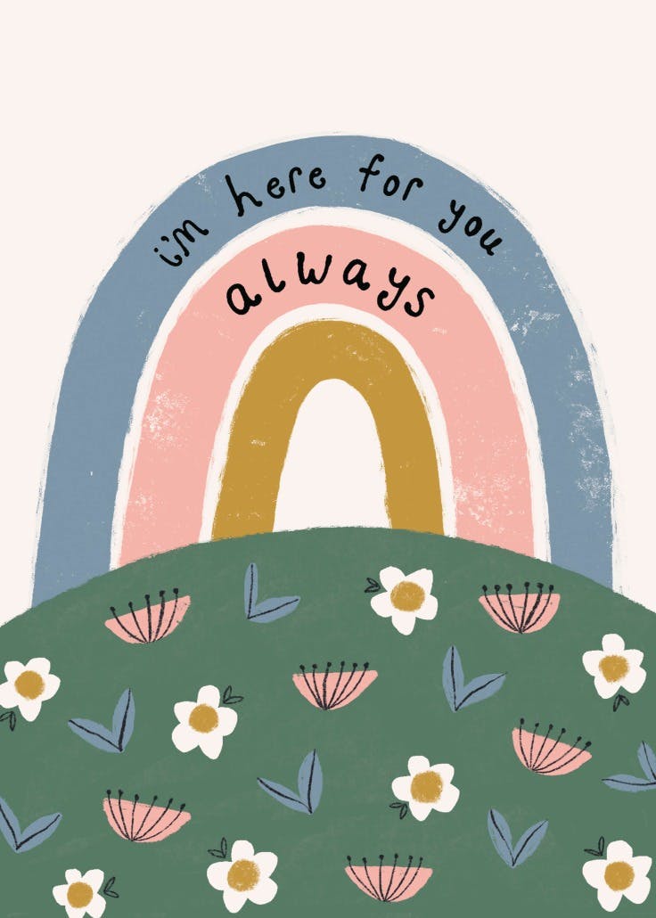 Nature’s palette - love card