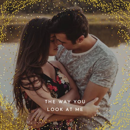 Perfect sight - love card