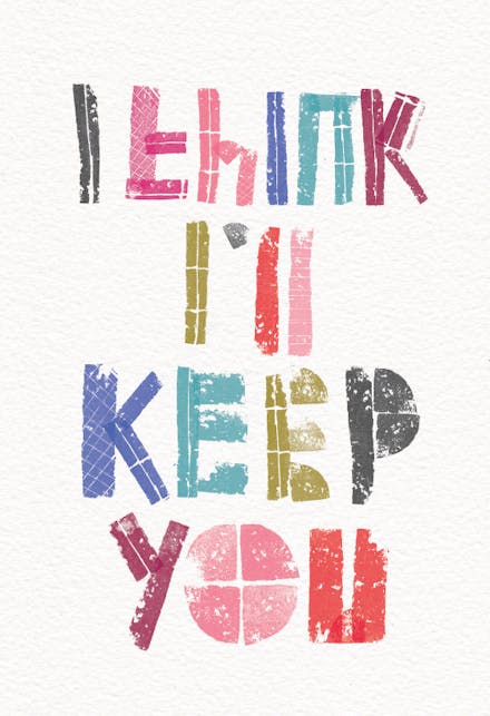 Permanent Ink - Love Card