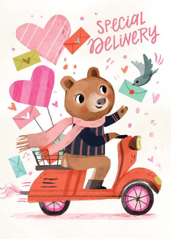 Special delivery - love card