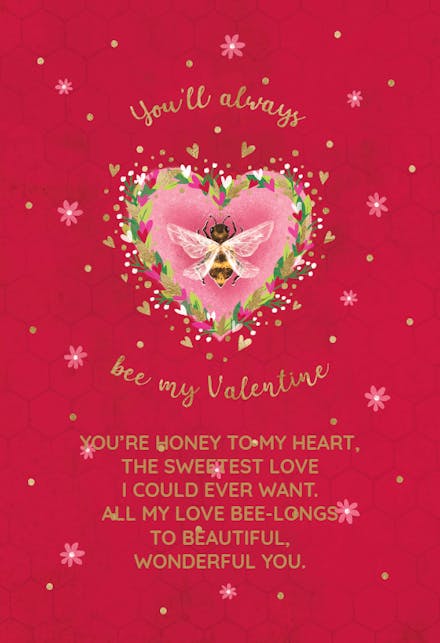To Bee in Love - Love Card