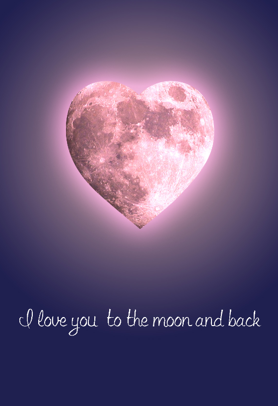 To The Moon And Back - Tarjeta De Amor (Gratis) | Greetings Island